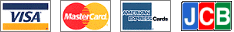 VISA, Master,AMEX, JCB